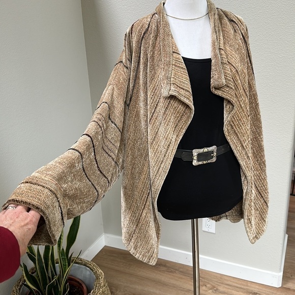 Marcia Hammond flap sweater jacket SZ M-L - Picture 1 of 11